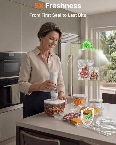 FEPPO Compact Vacuum Sealer with Containers & Bags