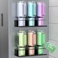 POLRAI 2 Pack Magnetic Stanley Cup Holder for Fridge, Water Bottle