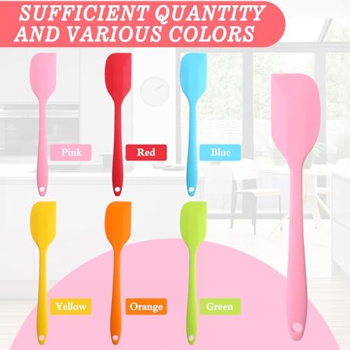 Mini Silicone Spatula - 36Pcs Mini Spatulas for Kitchen Use, 8.3 Inch