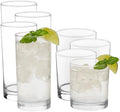 Libbey Province Tumbler & Rocks Drinking Glasses Set of 16, Tall Glass