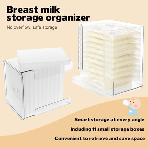 Rainmae Breastmilk Storage Bag Organizer, Freezer Tray