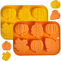 Pumpkin Silicone Molds, 2 Pack