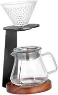 Stylish Coffee Dripper Set with Metal Stand for Pouring Over
