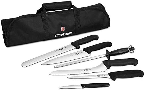 Victorinox Forschner 7 Pc Fibrox Knife Roll Set