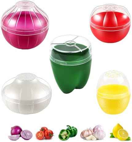 Fruit and Vegetable Shaped Storage Containers for Fridge