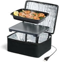 HOTLOGIC Mini Heated Lunch Box, 120V (Black)