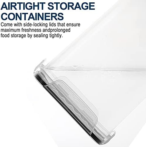 M MCIRCO Extra Large 4 Pack 6.5L Food Storage Containers