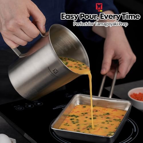 WAGENSTEIGER 18/8 Stainless Steel Measuring Cup: Metal Measuring