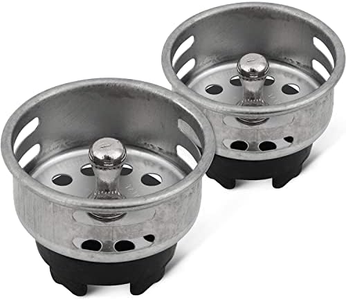 HIGHCRAFT 97733-2 Junior Duo Strainer/Stopper, 1.5 inch, 2 Pack