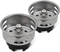 HIGHCRAFT 97733-2 Junior Duo Strainer/Stopper, 1.5 inch, 2 Pack