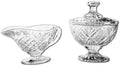 Godinger Dublin Sugar and Creamer Set, Clear