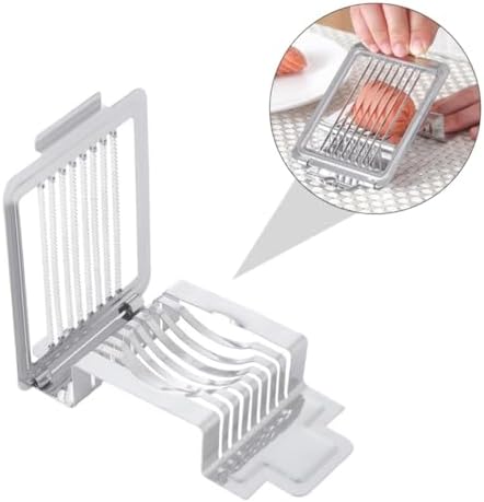 Stainless Steel Egg Slicer with 8 Cutting Wires Comfortable Handle