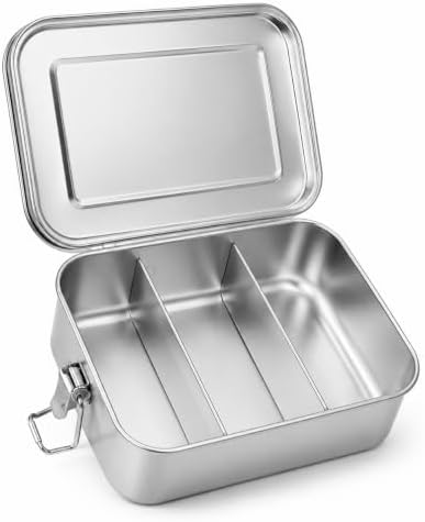 Stainless Steel Bento Box for Adult/Kids, 47oz Leak Proof Lunch Box