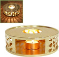 KAYCROWN Teapot Warmer, Stainless Steel Tea Warmer with Candle Holder