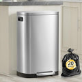 KdbK 13 Gallon Stainless Steel Kitchen Trash Can