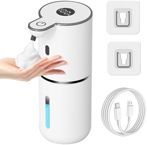 OHIFAST Automatic Foaming Soap Dispenser Touchless, USB Rechargeable