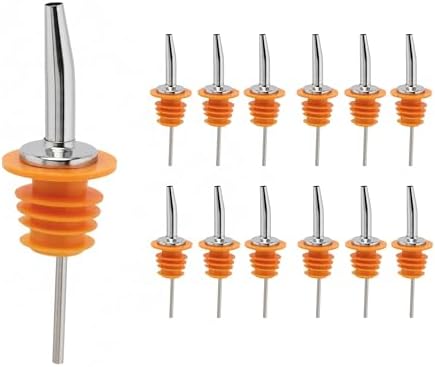 Spill-Stop 285-60 Metal Liquor Bottle Pourer, 1.75 L Wide Neck