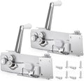 2 Pcs Wall Mount Can Opener with Magnet Under Cabinet Manual Can