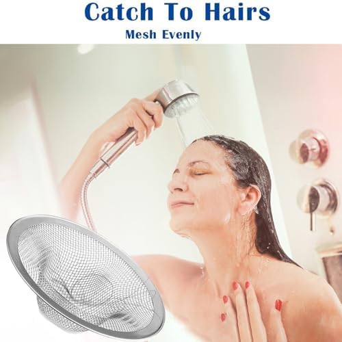 6 Pcs Stainless Steel Slop Basket Filter Trap