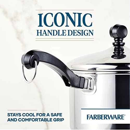 Farberware Classic Series Stainless Steel Sauce Pan with Lid, 2 Qt
