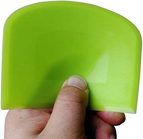 Stainless Steel Dough Blender & Bench Scraper,Plastic Bowl Scraper