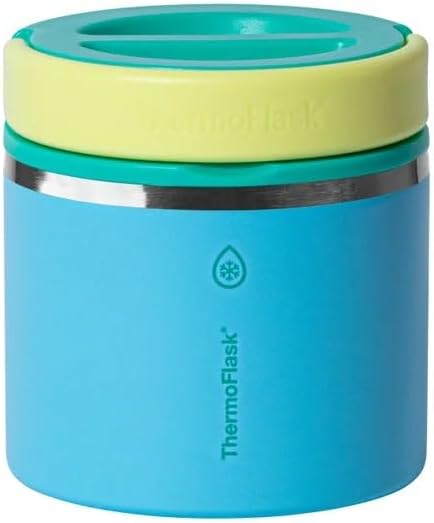 ThermoFlask 20 oz Insulated Food Jar, 2-Pack, Pink and Blue, Hot 12