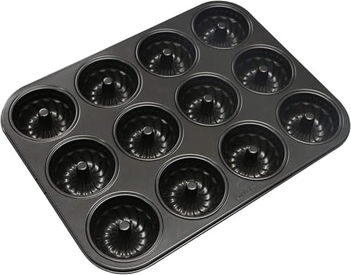 Webake Mini Fluted Tube Cake Pan, Non-Stick 2.8 Inch Cake Baking Pan