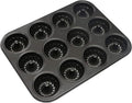 Webake Mini Fluted Tube Cake Pan, Non-Stick 2.8 Inch Cake Baking Pan
