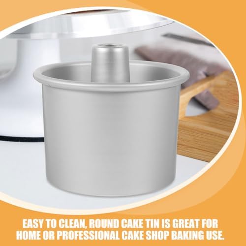 ABOOFAN Round Cake Pan Set with Removable Bottom 7.67 inch