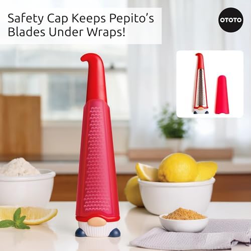 OTOTO Grater - Stainless Steel, BPA Free, Dishwasher Safe, Fun Kitchen