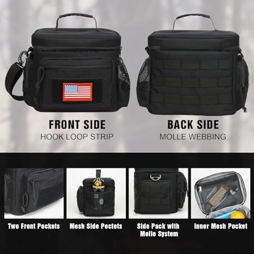 Lunch Box for Men, 12L Leakproof Tactical Lunch Bag Large Cooler for