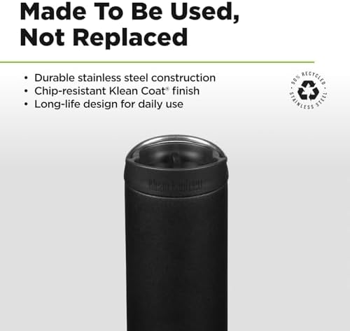 Klean Kanteen TK Wide 16 Oz Black