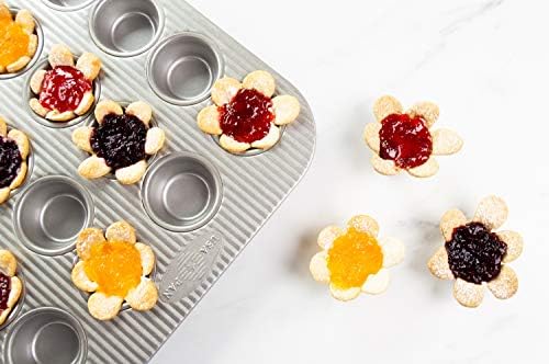 USA Pan Bakeware Mini Cupcake, Muffin, Half Sheet Baking Pan and