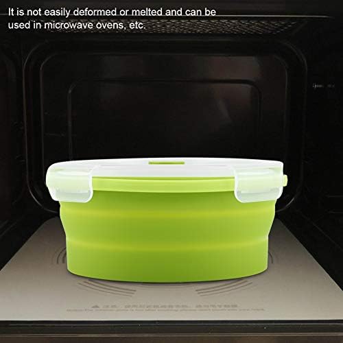 Silicone Food Storage Containers, 800ml Collapsible Bowl Silicone