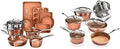 Gotham Steel Hammered Copper Collection – 15 Piece Premium Cookware &