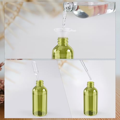 Wedama 4 oz Mini Glass Spray Bottles, 4 Pack