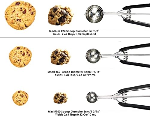 DS. DISTINCTIVE STYLE Mini Cookie Scoop #100-2 Teaspoon Scoop - Mini