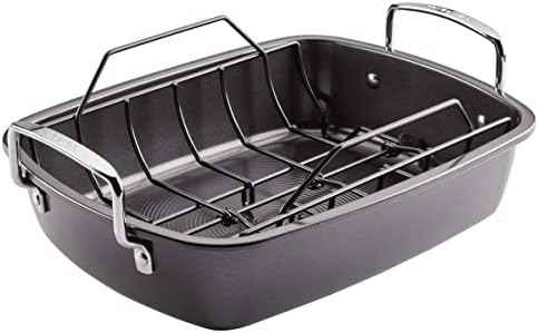 Circulon Ultra-Lasting Nonstick Roasting Pan with Rack, 17 x 13-Inch