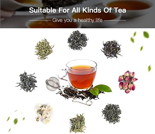 Snap Ball Tea Strainer, Exptolii 2 Pack Stainless Steel Tea Infuser