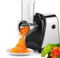250W Electric Slicer/Shredde for Block Cheese, 5 In 1 Professional
