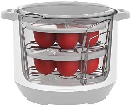 Instant Pot Official Silicone Egg Bites Pan with Lid - Compatible with