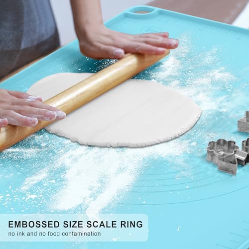 Silicone Baking Mat, Dough Rolling Mat, Pastry Mat for Rolling Dough