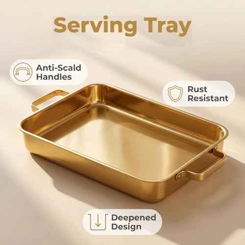 Rectangle Spanish Paella Pan, Stainless Steel Seafood Lobster Plate