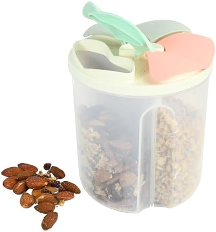 Skywin Divided Snack Containers, 3 Slot Fun & Functional Compartment