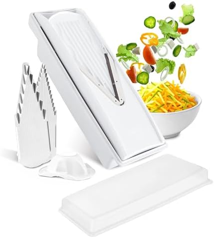 Swissmar V-PrepTM Mandoline Slicer – Versatile Kitchen Slicer for