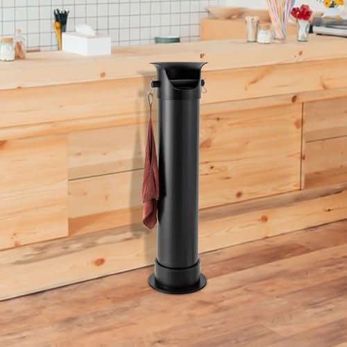 Knock Box for Coffee Grounds, Commercial Floor Standing Knockbox with