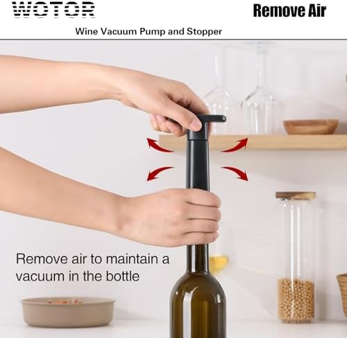 Wine Stoppers Vacuum, Wine Saver, Wine Pump Vacuum Stoppers, Wine