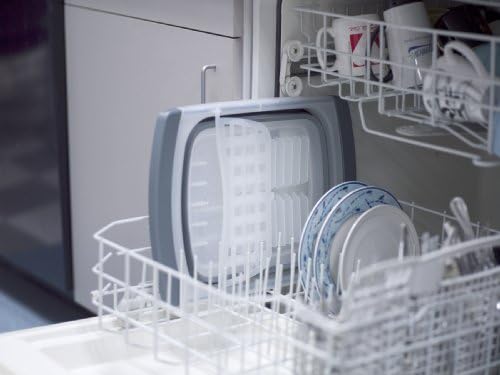 PrepWorks Collapsible Dish Drainer - Space-Saving, Expandable Dish Rack for Drying Plates, Cups, and Kitchen Utensils, Extends from 16.5" to 26.75" to Fit Over Most Sinks
