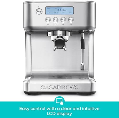 CASABREWS Ultra Espresso Machine with Steam Wand