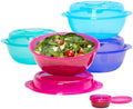 Bentgo Easyboxes Salad-to-Go Containers - 8-Piece Set: 4 Bowls